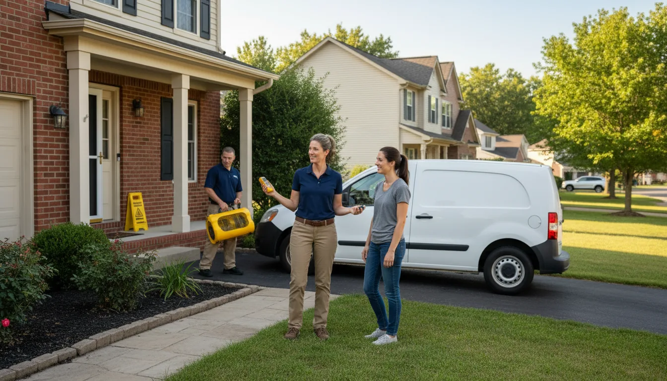 Water restoration image for Fire And Smoke Damage Restoration in Le Roy, MN